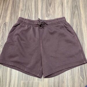 Abercrombie fitch men’s size S purple ish terry fleece sweat shorts
